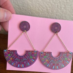 NEW Colorful Geometric Earrings